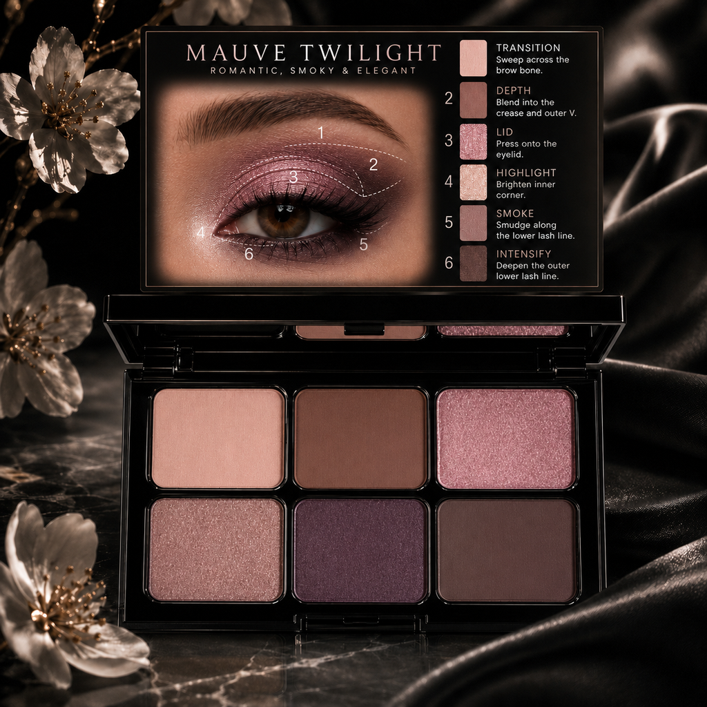 6 Eyeshadow Color Palette in Mauve Twilight