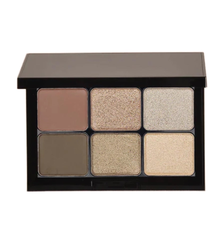 6 Eyeshadow Color Palette in Smokey Neutral Eyes