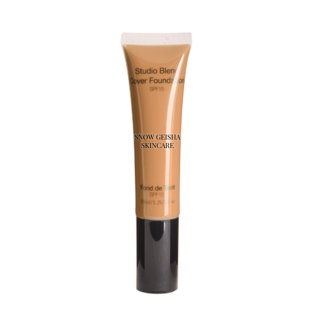Studio Blend Cover Foundation SPF 15 '128’ - SNOW GEISHA SKINCARE