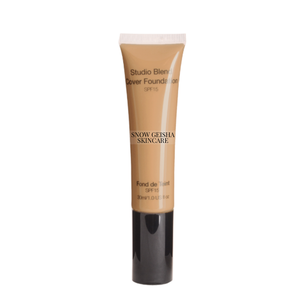 Studio Blend Cover Foundation SPF 15 '125’ - SNOW GEISHA SKINCARE